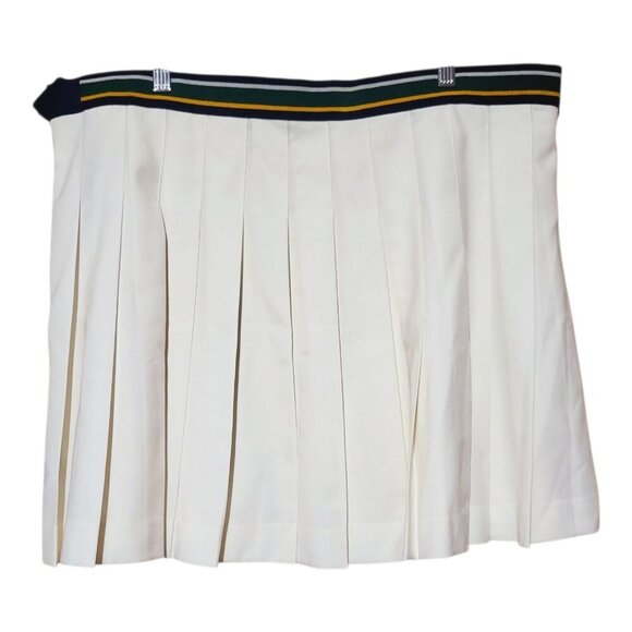 Banana Republic Athletics Pleated Varsity Mini Skirt W 40 - Preppy New w Defect - Picture 7 of 10